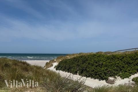 Den flotte stranden nær luksushus nr. 913 ved Lolland/Falster/Møn.