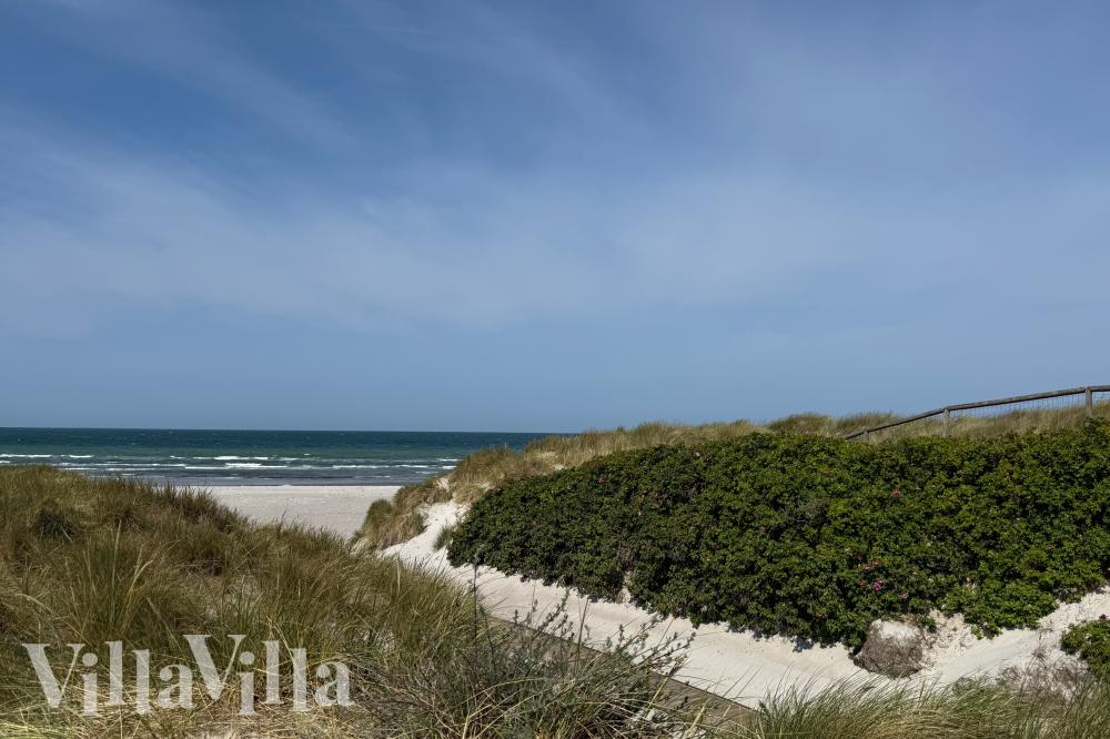Den flotte stranden nær luksushus nr. 913 ved Lolland/Falster/Møn.