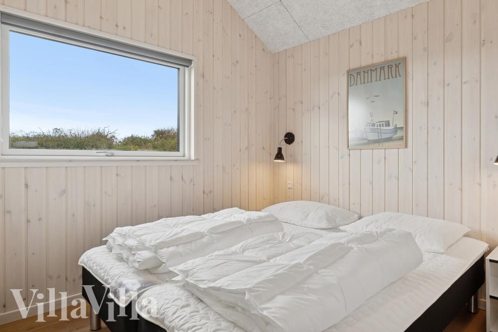 Et av de 7 soverommene i luksushus nr. 902 i Nordjylland.