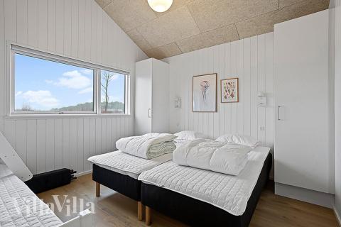 Et av de 7 soverommene i luksushus nr. 903 i Nordjylland.