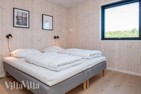 Et av de 7 soverommene i luksushus nr. 938 i Østjylland.