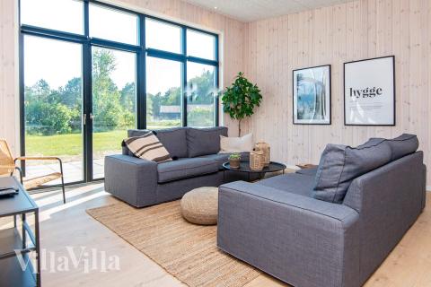 Sofakroken i luksushus nr. 938 i Østjylland.