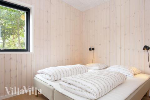 Et av de 7 soverommene i luksushus nr. 939 i Østjylland.