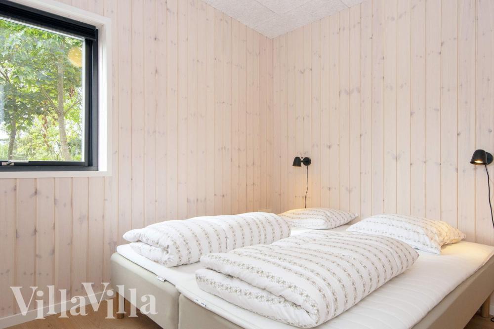 Et av de 7 soverommene i luksushus nr. 939 i Østjylland.