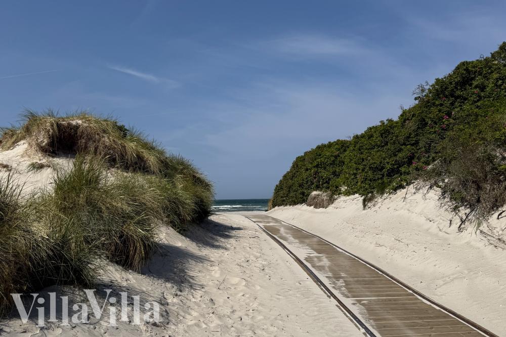 Stranden nær luksushus nr. 923.