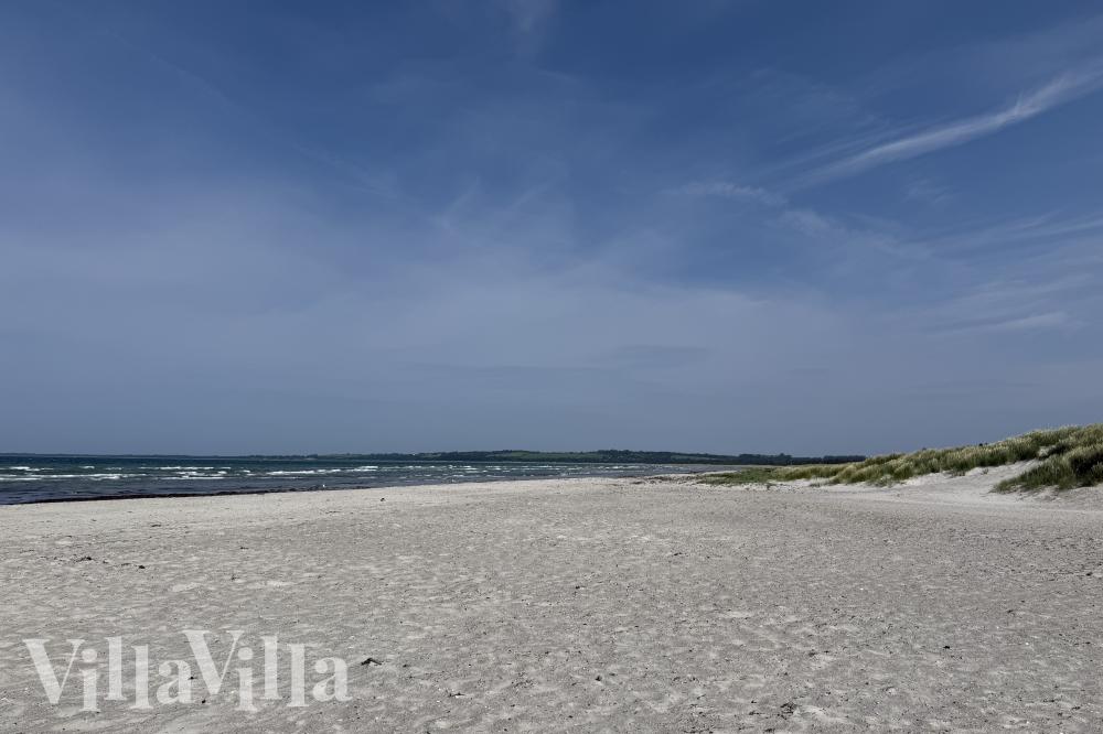 Den flotte stranden nær luksushus nr. 923 ved Lolland/Falster/Møn.