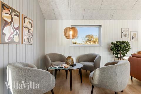 Konkurrer i feriehusets aktivitetsrom når dere besøker luksushus nr. 806 i Østjylland.