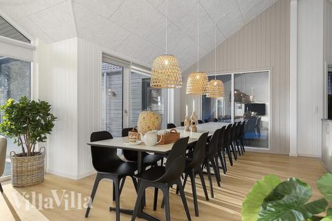 Luksushus nr. 802 har et flott oppholdsrom.