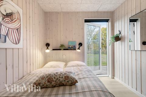 Et av de 6 soverommene i luksushus nr. 802 i Østjylland.
