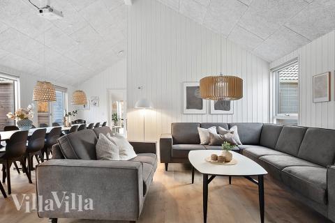 Sofakroken i luksushus nr. 911 i Lolland/Falster/Møn.