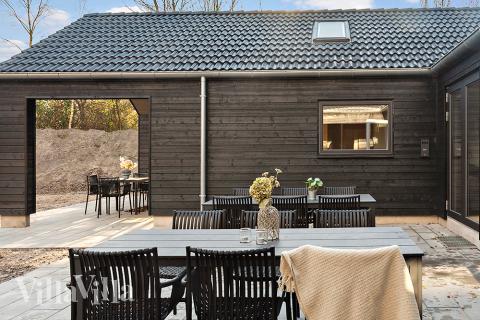Stor terrasse i luksushus nr. 911 i Lolland/Falster/Møn.