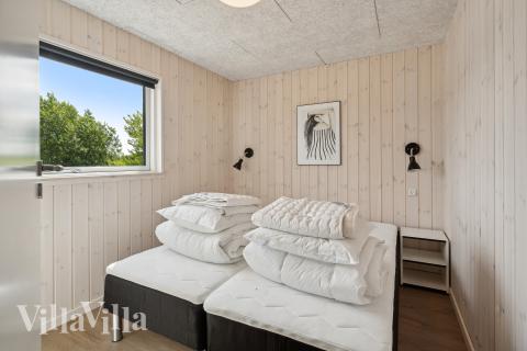Et av de 7 soverommene i luksushus nr. 921 i Fyn og øyer.
