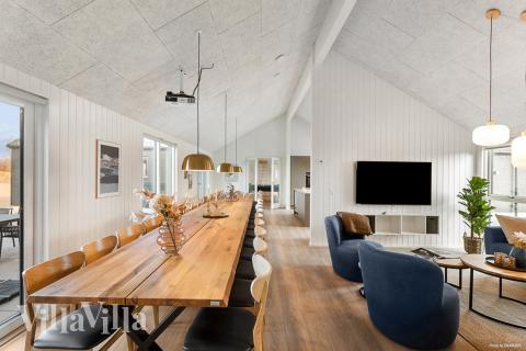 Luksushus nr. 910 har et flott oppholdsrom.