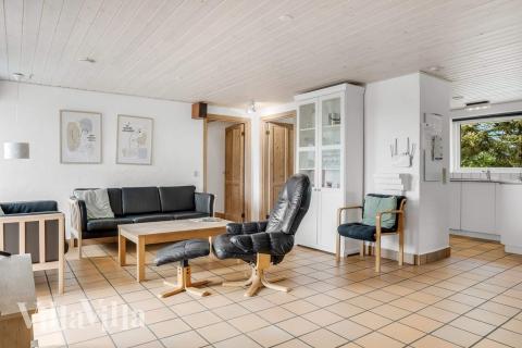 Sofakroken i luksushus nr. 937 i Vestjylland.