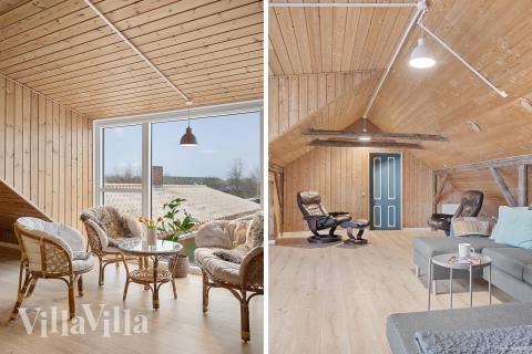 Luksushus nr. 688 har et flott oppholdsrom.