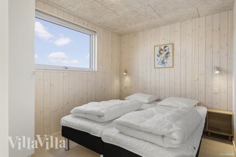 Et av de 7 soverommene i luksushus nr. 906 i Fyn og øyer.