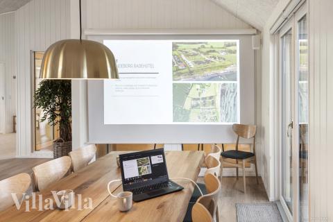 Luksushus nr. 910 har et flott oppholdsrom.