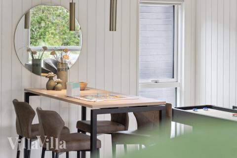 Konkurrer i feriehusets aktivitetsrom når dere besøker luksushus nr. 918 i Vestjylland.