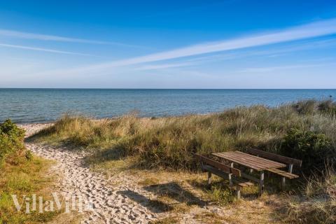 Stranden nær luksushus nr. 938.