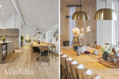 Oppholdsrom med plass til 30 i luksushus nr. 910.