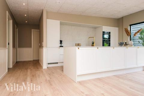 Kjøkkenet i luksushus nr. 941 er godt innrettet.