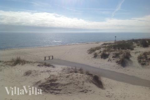 Den flotte stranden nær luksushus nr. 314 ved Lolland/Falster/Møn.
