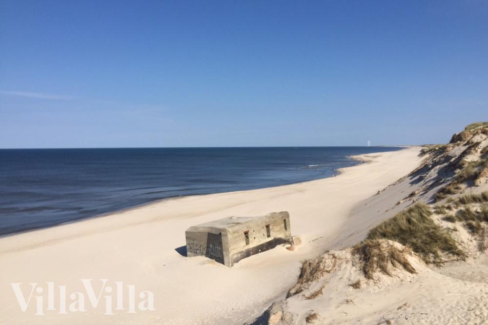 Stranden nær luksushus nr. 943.