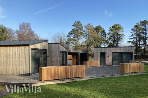 Luksushus nr. 924 har en deilig terrasse med gode hagemøbler til 9 personer.