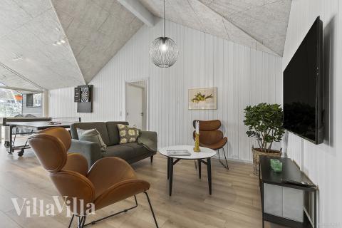 Konkurrer i feriehusets aktivitetsrom når dere besøker luksushus nr. 814 i Østjylland.