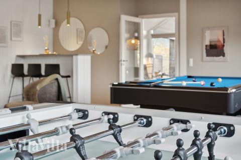 Aktivitetsrom i luksushus nr. 772 med 7 soverom og plass til 18 personer.