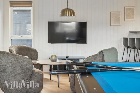 Konkurrer i feriehusets aktivitetsrom når dere besøker luksushus nr. 772 i Tyskland.