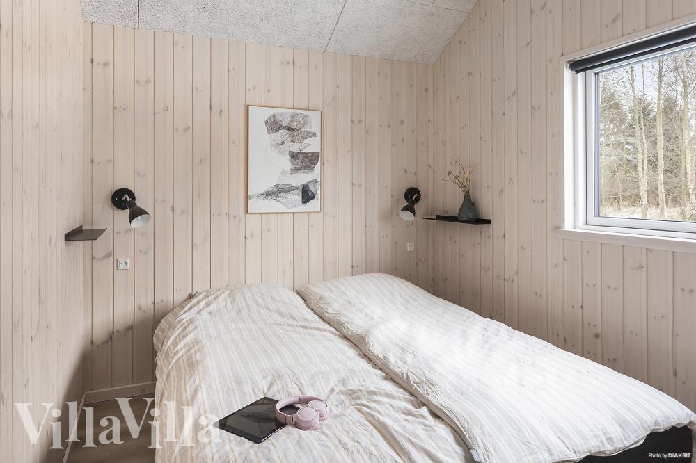 Et av de 7 soverommene i luksushus nr. 912 i Lolland/Falster/Møn.