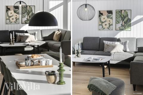 Oppholdsrom med plass til 18 i luksushus nr. 810.