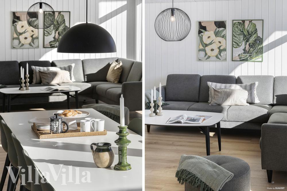 Oppholdsrom med plass til 18 i luksushus nr. 810.