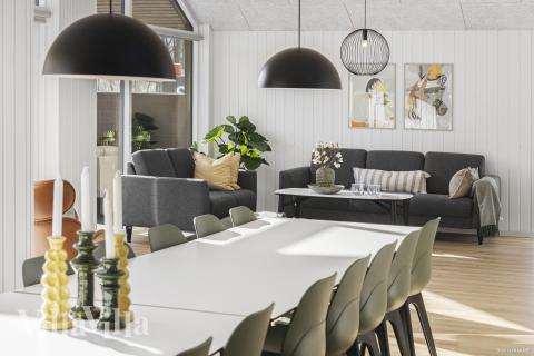 Luksushus nr. 816 har et flott oppholdsrom.