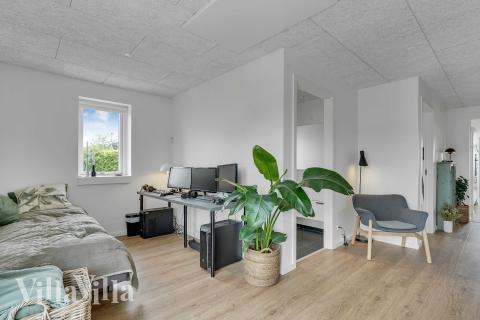 Et av de 4 soverommene i luksushus nr. 950 i Fyn og øyer.