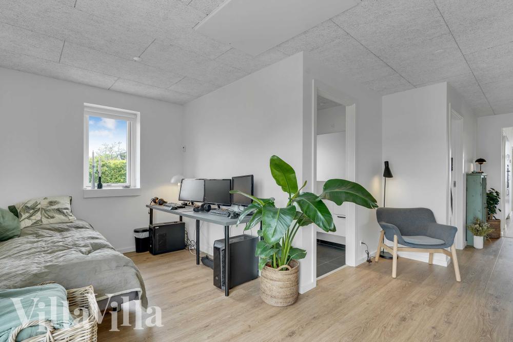 Et av de 4 soverommene i luksushus nr. 950 i Fyn og øyer.
