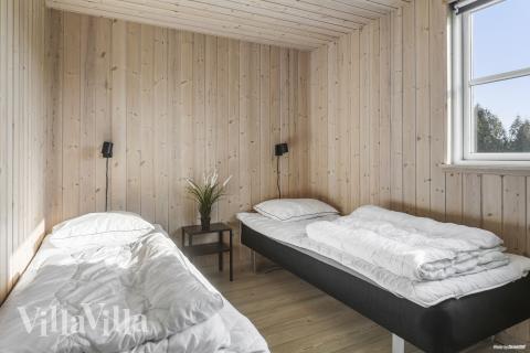 Et av de 7 soverommene i luksushus nr. 251 i Lolland/Falster/Møn.