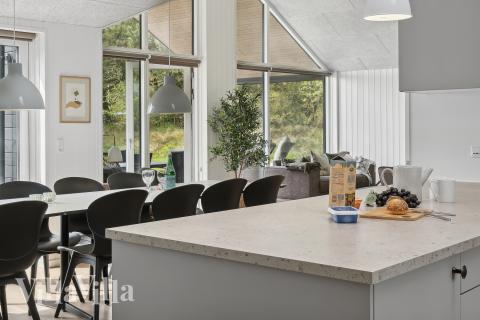 Kjøkkenet i luksushus nr. 775 er godt innrettet.