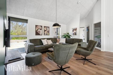 Sofakroken i luksushus nr. 777 i Tyskland.