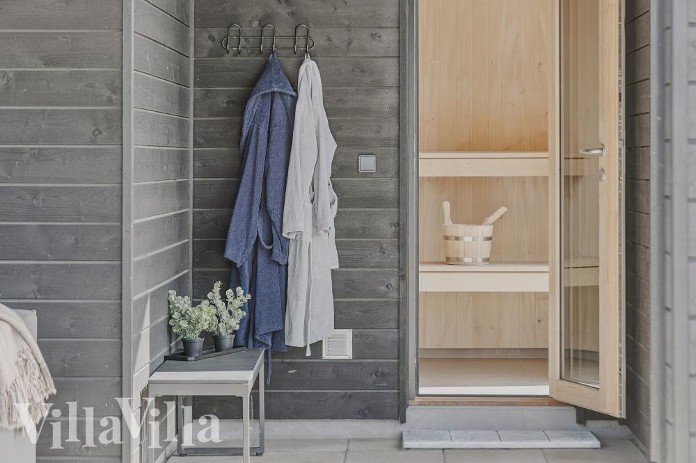 Nyt varmen i badstuen i luksushus nr. 779 til 26 personer