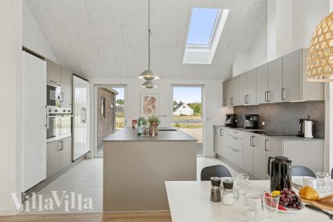 Kjøkkenet i luksushus nr. 783 er godt innrettet.