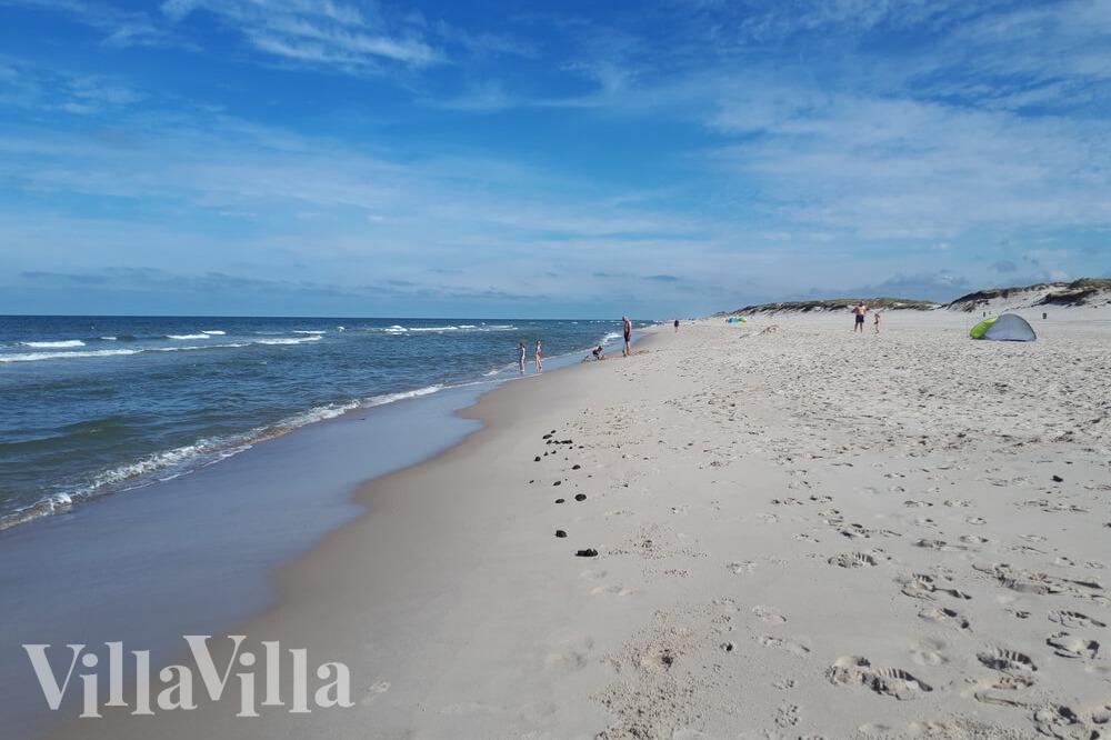 Stranden nær luksushus nr. 528.