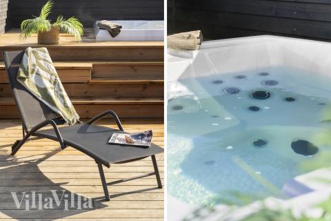 Luksushus nr. 528 har bl.a. et deilig boblebad