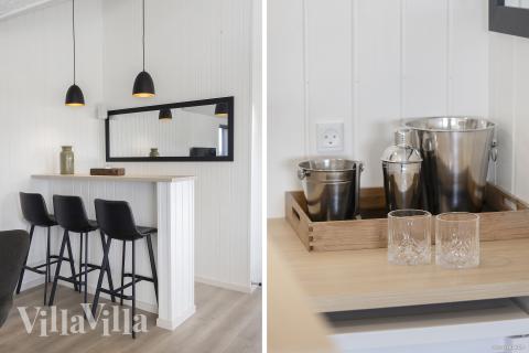 Luksushus nr. 907 til 18 personer tilbyr et stort aktivitetsrom med bl.a. biljard og dart