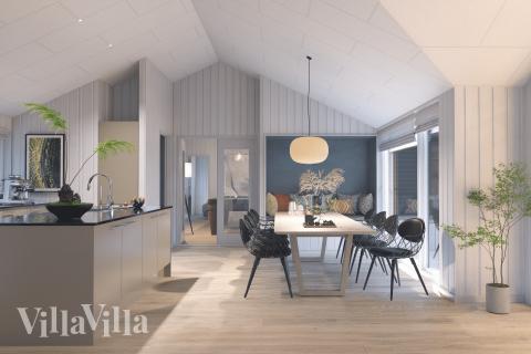 Kjøkkenet i luksushus nr. 947 er fullt utstyrt så dere lett kan lage mat til 12 personer.