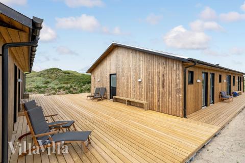 Stor terrasse i luksushus nr. 945 i Nordjylland.