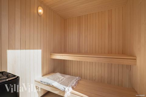 Nyt varmen i badstuen i luksushus nr. 948 til 26 personer