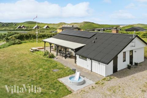 Dette lekre huset med spa, nr. 954, med plass til 8 personer, ligger i Vestjylland