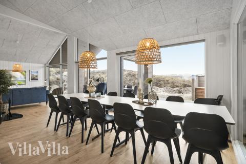 Oppholdsrom med plass til 14 i luksushus nr. 928.